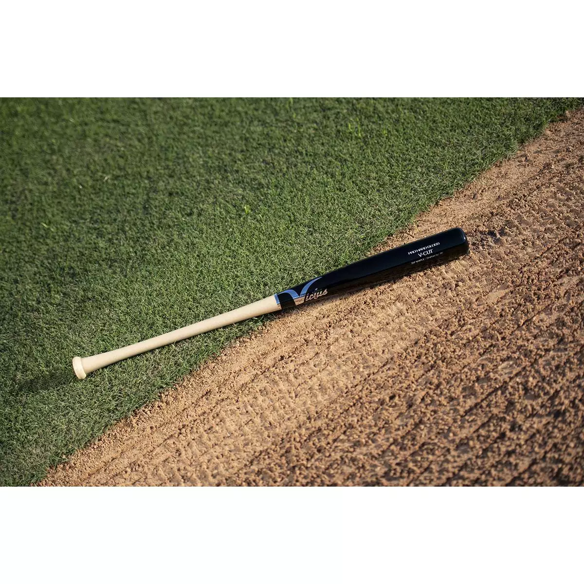 Victus V-Cut Hard Maple Wood Baseball Bat: VGPC-N/BK Black, Natural 10 Victus V-Cut Hard Maple Wood Baseball Bat: VGPC-N/BK Black, Natural - Image 8