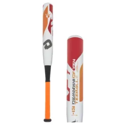 DeMarini CF Zen -13 USA Tee Ball Bat: WTDXUCT Grey, Orange, Red