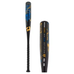 2022 DeMarini Uprising -10 USSSA Junior Big Barrel Baseball Bat: WBD2234010 Black, Blue, Gold