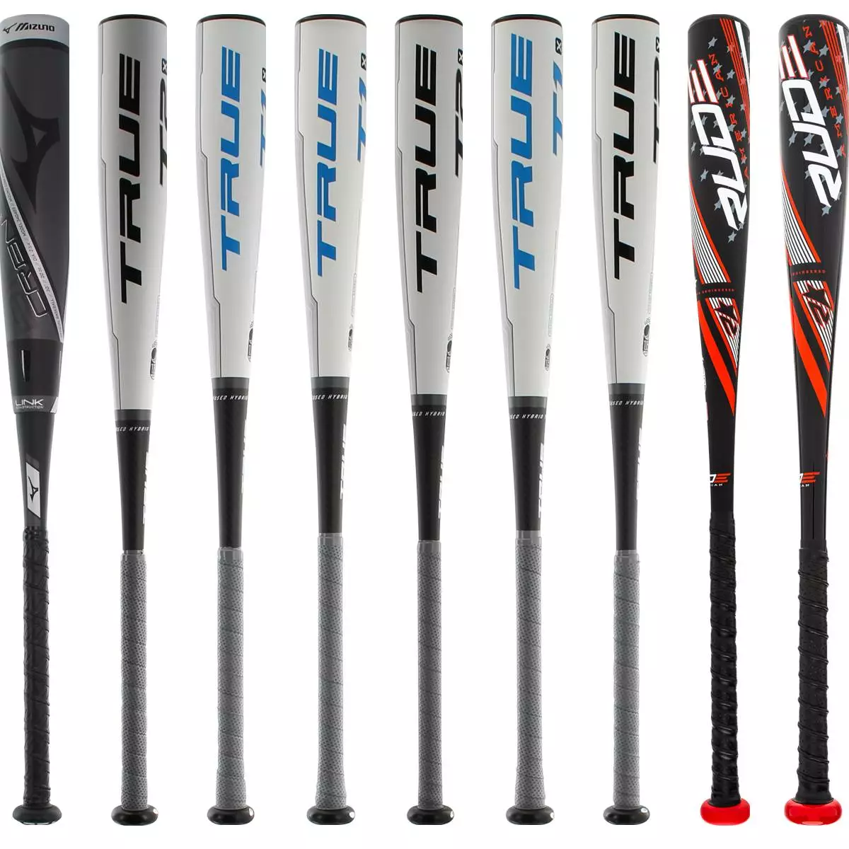 JustBats Pick Your Pack - USSSA Baseball 2-Pack - Platinum Blue, White, Grey, Black, Red, Yellow 4 JustBats Pick Your Pack - USSSA Baseball 2-Pack - Platinum Blue, White, Grey, Black, Red, Yellow - Image 2