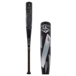2022 Louisville Slugger Solo -10 USSSA Junior Big Barrel Baseball Bat: WBL2535010 Black, Grey, Silver