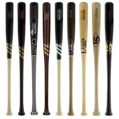 JustBats Pick Your Pack - Youth Wood 2-Pack - Gold Brown, Black, Natural, Maroon, Grey, Silver, White, Gold -Best Bat Pick Sales 8140 07 21 34151 9 pack 4 l