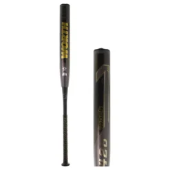 Worth Mach 1 Hitman 13.5" XXL Senior Slow Pitch Softball Bat: WMDRSS Black, Gold, Grey
