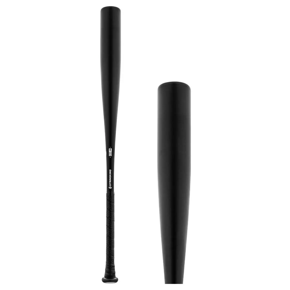 StringKing Metal BBCOR Baseball Bat: SKBBM Black 3 StringKing Metal BBCOR Baseball Bat: SKBBM Black