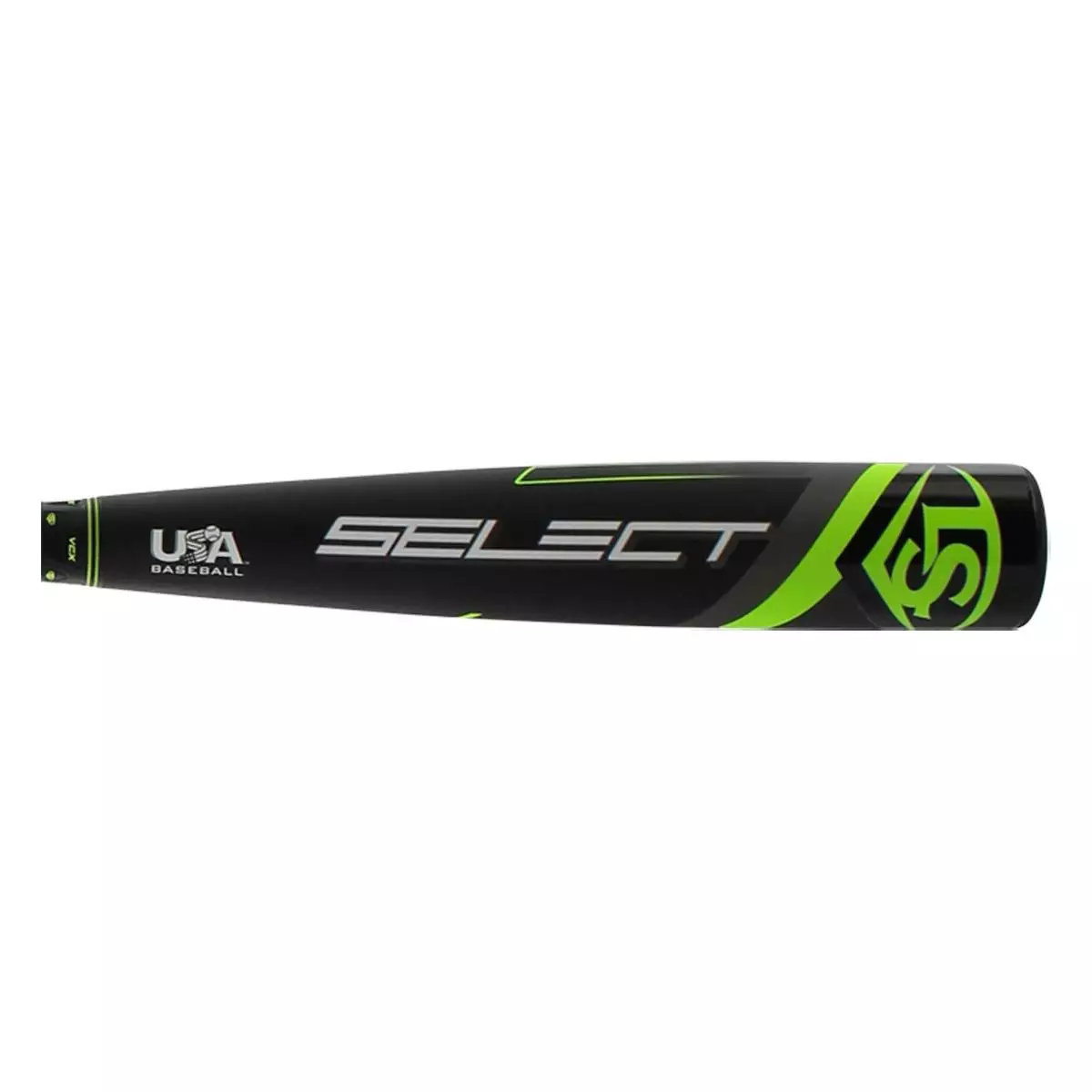 Louisville Slugger Select -8 USA Baseball Bat: WTLUBS7B820 Black, Green 6 Louisville Slugger Select -8 USA Baseball Bat: WTLUBS7B820 Black, Green - Image 4