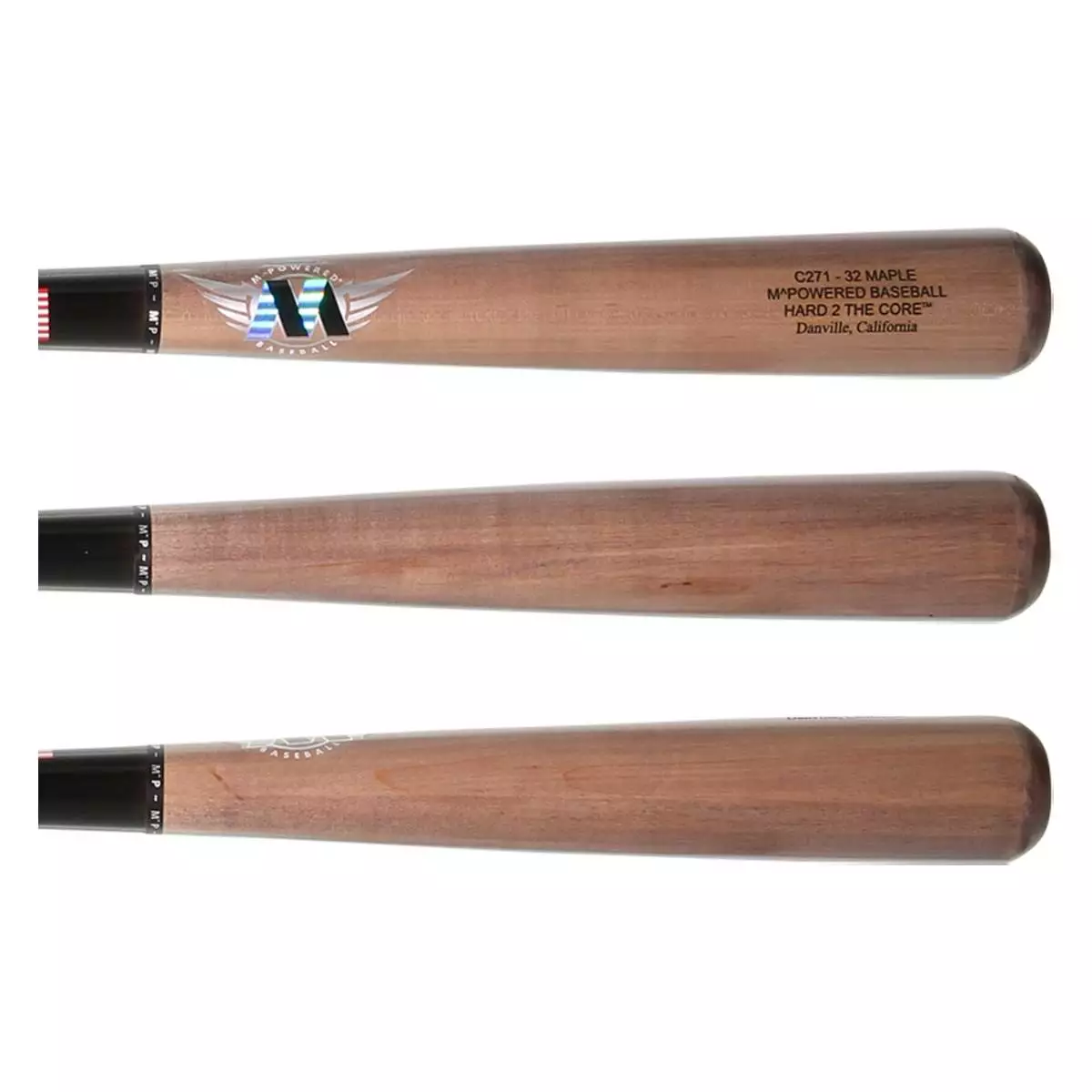 M^Powered H2TC™ Pro Maple Wood Baseball Bat: H2TC271 4 M^Powered H2TC™ Pro Maple Wood Baseball Bat: H2TC271 - Image 2
