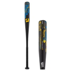 2022 DeMarini Uprising -11 USA Baseball Bat: WBD2235010 Black, Blue, Gold