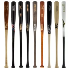 JustBats Pick Your Pack - Adult Wood 3-Pack - Platinum Black, White, Blue, Natural, Maroon, Red, Brown, Gold, Grey, Navy -Best Bat Pick Sales 9836 10 21 34994 9 pack 12 l