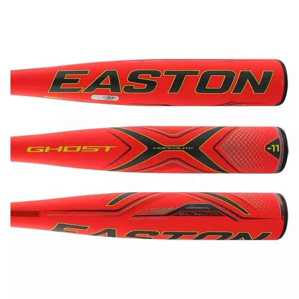 Easton Ghost X Hyperlite -11 USA Baseball Bat: YBB19GXHL Black, Red 4 Easton Ghost X Hyperlite -11 USA Baseball Bat: YBB19GXHL Black, Red - Image 2