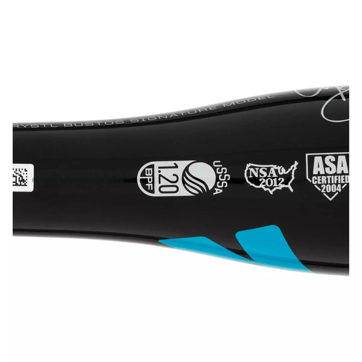 DeMarini Bustos -13 Fastpitch Softball Bat: WTDXBFP19 Black, Blue 6 DeMarini Bustos -13 Fastpitch Softball Bat: WTDXBFP19 Black, Blue - Image 4