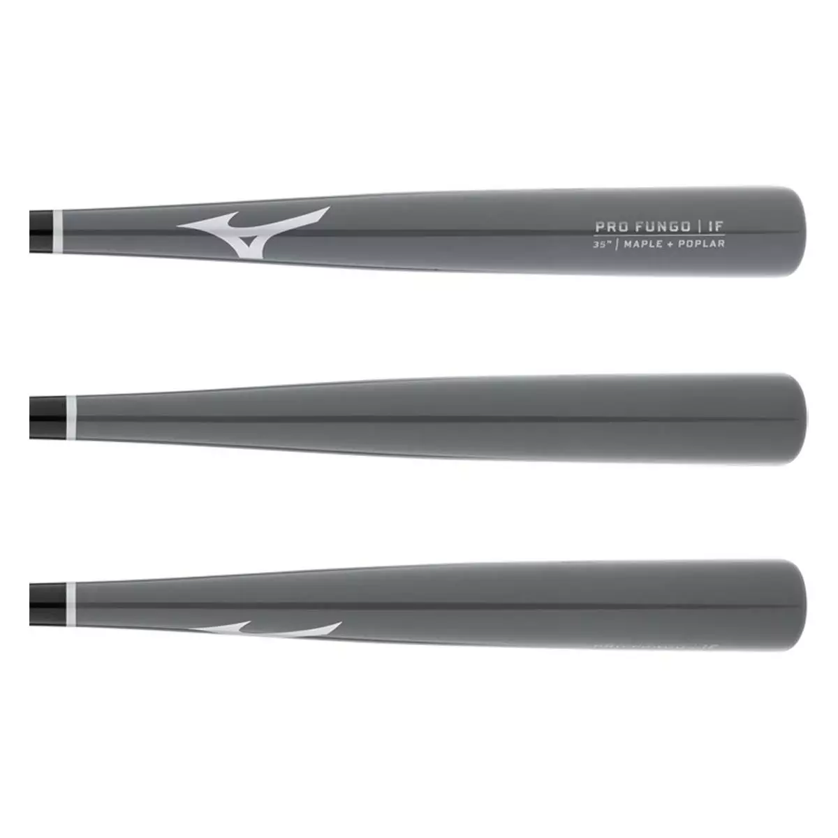 Mizuno Pro 35" Baseball Fungo Bat: PROFUNGO35 Black, Grey 4 Mizuno Pro 35" Baseball Fungo Bat: PROFUNGO35 Black, Grey - Image 2