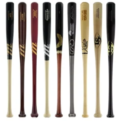 JustBats Pick Your Pack - Youth Wood 2-Pack - Gold Brown, Black, Natural, Maroon, Grey, Silver, White, Gold -Best Bat Pick Sales 9b03 11 21 34151 9 pack 19 l