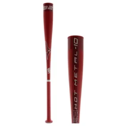 2021 Mizuno Hot Metal -10 USA Baseball Bat: YBB21HM10 Red