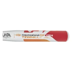 DeMarini CF Zen -13 USA Tee Ball Bat: WTDXUCT Grey, Orange, Red -Best Bat Pick Sales a212 12 21 demarini cf zen 13 usa tee ball bat wtdxuct 28437 3 l