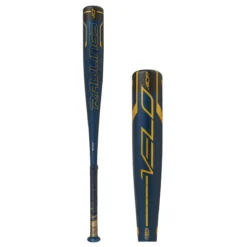 2022 Rawlings Velo ACP -10 USSSA Baseball Bat: UT1V10 Gold, Navy