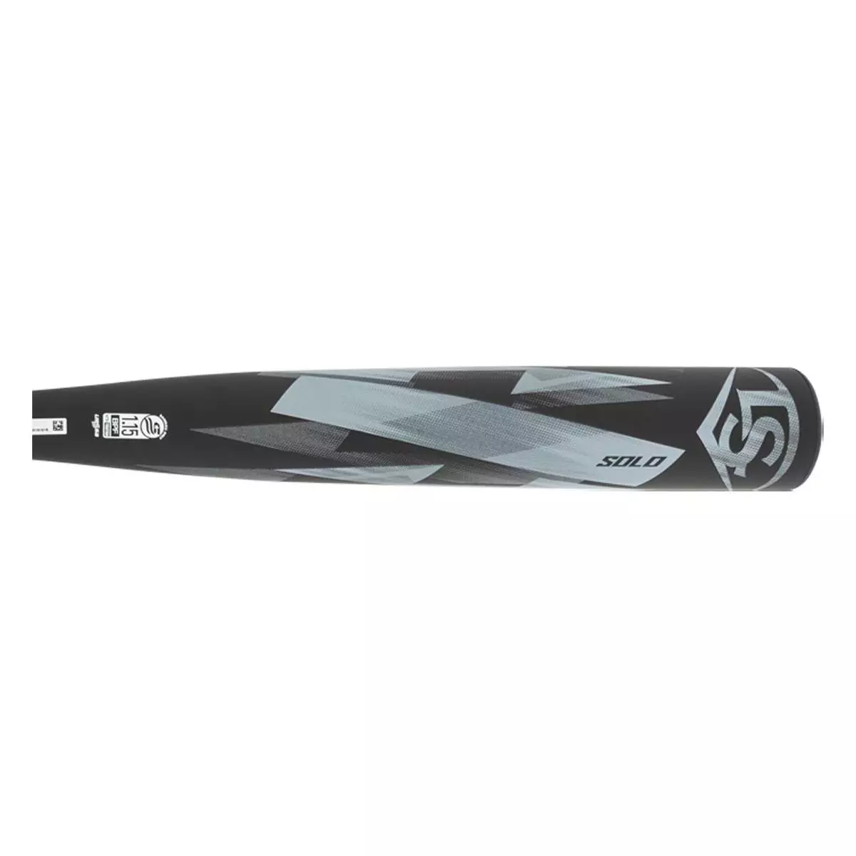 2022 Louisville Slugger Solo -5 USSSA Baseball Bat: WTLSLS6B0522 Black, Grey, Silver 5 2022 Louisville Slugger Solo -5 USSSA Baseball Bat: WTLSLS6B0522 Black, Grey, Silver - Image 3