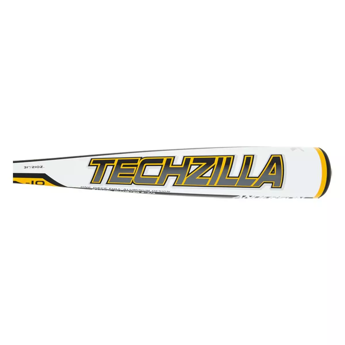 2021 Anderson Techzilla -10 USSSA Baseball Bat: YB21ZILLA10 White, Yellow 5 2021 Anderson Techzilla -10 USSSA Baseball Bat: YB21ZILLA10 White, Yellow - Image 3