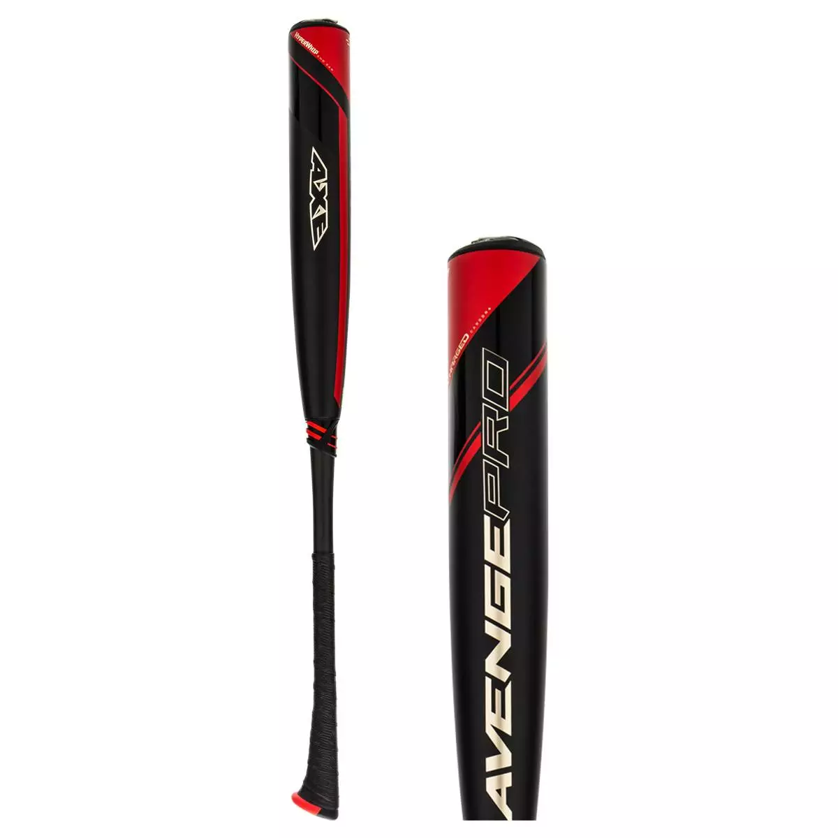 2022 Axe Avenge Pro BBCOR Baseball Bat: L146J Black, Red 3 2022 Axe Avenge Pro BBCOR Baseball Bat: L146J Black, Red