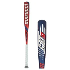 Marucci CAT9 Pastime -8 USSSA Baseball Bat: MSBC98A Blue, Red, White