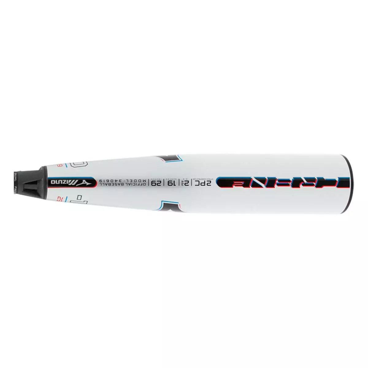 2022 Mizuno CRBN2 -10 USSSA Baseball Bat: B22-CRBN210 Black, White 5 2022 Mizuno CRBN2 -10 USSSA Baseball Bat: B22-CRBN210 Black, White - Image 3