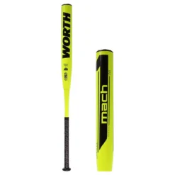 Worth Mach 1 Cobra Jet 428 13.5" XXL USSSA 240 Slow Pitch Softball Bat: WM21MU Yellow, Black