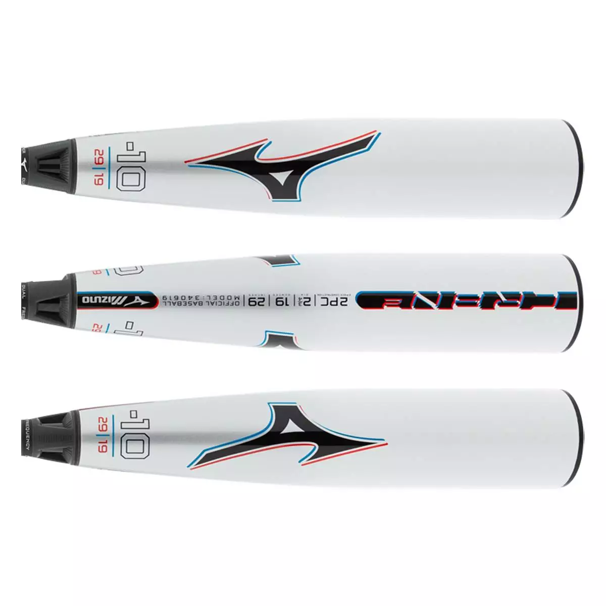 2022 Mizuno CRBN2 -10 USSSA Baseball Bat: B22-CRBN210 Black, White 4 2022 Mizuno CRBN2 -10 USSSA Baseball Bat: B22-CRBN210 Black, White - Image 2