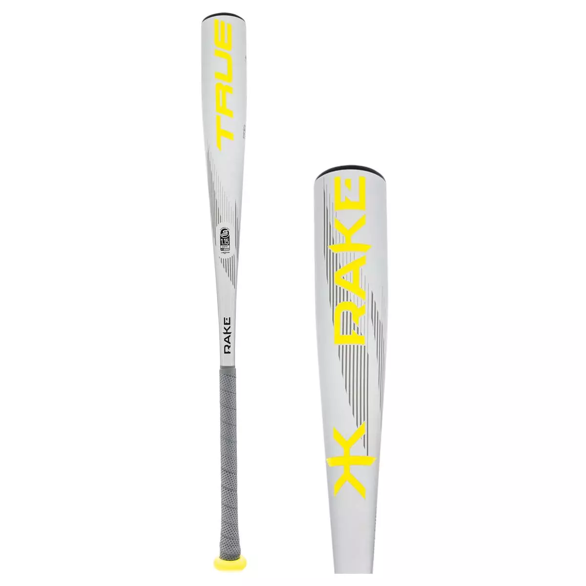 2022 TRUE TEMPER RAKE -8 USSSA Baseball Bat: UT22RKEX8 Silver, Yellow 3 2022 TRUE TEMPER RAKE -8 USSSA Baseball Bat: UT22RKEX8 Silver, Yellow