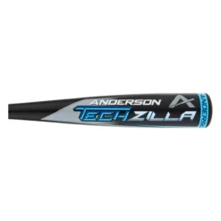 2022 Anderson Techzilla -10 USSSA Baseball Bat: YB22ZILLA10 Black, Blue -Best Bat Pick Sales abcf 08 21 2022 anderson techzilla 10 usssa baseball bat yb22zilla10 35063 3 l