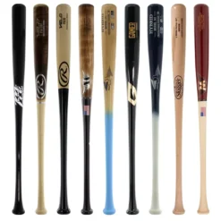 JustBats Pick Your Pack - Adult Wood 3-Pack - Gold Brown, Black, Grey, Natural, Gold, Blue, Red, Maroon, White, Navy, Green -Best Bat Pick Sales abf4 10 21 33468 9 pack 10 l