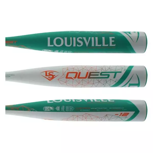 Louisville Slugger Quest -12 Fastpitch Softball Bat: WTLFPQU18A12 Blue, Orange 4 Louisville Slugger Quest -12 Fastpitch Softball Bat: WTLFPQU18A12 Blue, Orange - Image 2