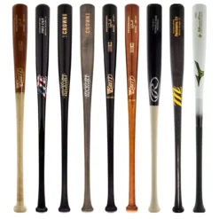JustBats Pick Your Pack - Adult Wood 3-Pack - Platinum Black, White, Blue, Natural, Maroon, Red, Brown, Gold, Grey, Navy -Best Bat Pick Sales b0f0 10 21 34994 9 pack 10 l