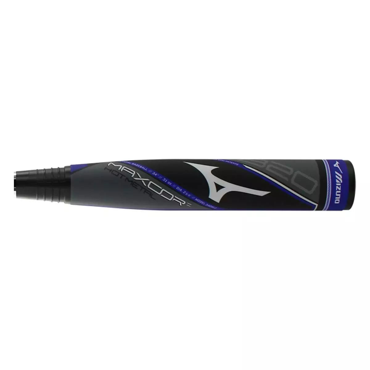 Mizuno MAXCOR Hot Metal BBCOR Baseball Bat: BB20MHM Black 5 Mizuno MAXCOR Hot Metal BBCOR Baseball Bat: BB20MHM Black - Image 3
