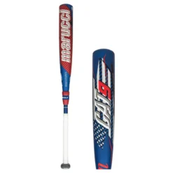 Marucci CAT9 Composite Pastime -8 USSSA Baseball Bat: MSBCCP98A Blue, Red, White
