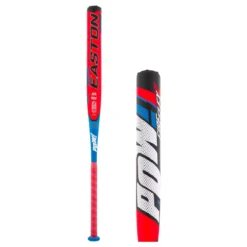 2022 Easton Comic POW Fire Flex 12.75" Loaded USSSA 240 Slow Pitch Softball Bat: SP22POWL Blue, Red