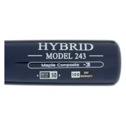 BamBooBat Bamboo/Maple Composite Wood BBCOR Baseball Bat: 243HWBN White, Navy -Best Bat Pick Sales c291 12 21 bamboobat bamboo maple composite wood bbcor baseball bat 243hwbn 29774 4 l