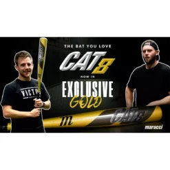 Marucci CAT8 -10 USSSA Baseball Bat: MSBC810GB Gold