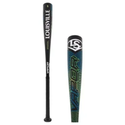2022 Louisville Slugger Vapor -9 USA Baseball Bat: WBL2539010 Black, Blue, Green