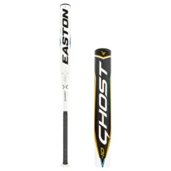 2022 Easton Ghost Double Barrel -10 Fastpitch Softball Bat: FP22GH10 Gold, White, Grey, Teal