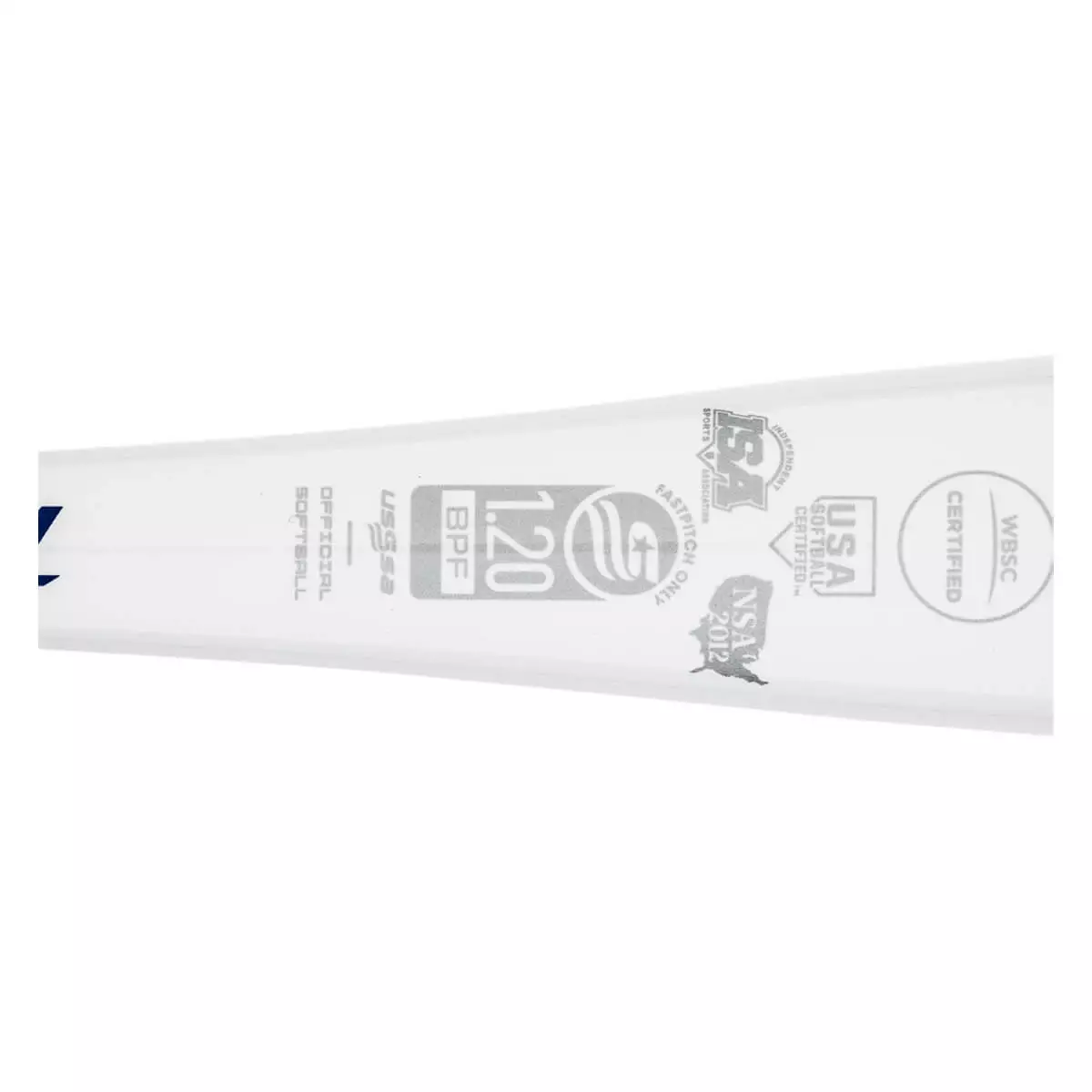 2022 Easton Crystal -13 Fastpitch Softball Bat: FP22CRY White, Navy 6 2022 Easton Crystal -13 Fastpitch Softball Bat: FP22CRY White, Navy - Image 4