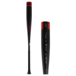 Mizuno Hot Metal BBCOR Baseball Bat: BB21HM Black, Red