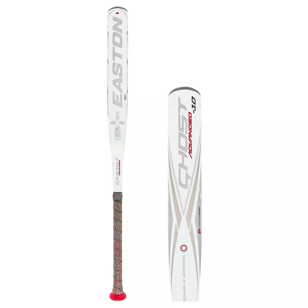 Easton Ghost Advanced -10 Fastpitch Softball Bat: FP20GHAD10 White, Red 3 Easton Ghost Advanced -10 Fastpitch Softball Bat: FP20GHAD10 White, Red