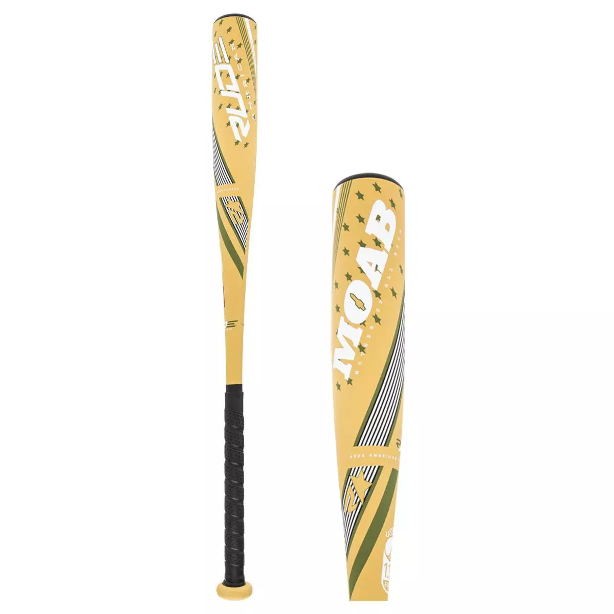 Rude American USA 2022 Rude American MOAB Speed -5 USSSA Baseball Bat: SLMOAB5S Green, Tan, White 3 Rude American USA 2022 Rude American MOAB Speed -5 USSSA Baseball Bat: SLMOAB5S Green, Tan, White