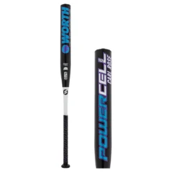 Worth Powercell Carl Rose 13.5" XL USSSA Slow Pitch Softball Bat: WCARLU Black, Blue, White