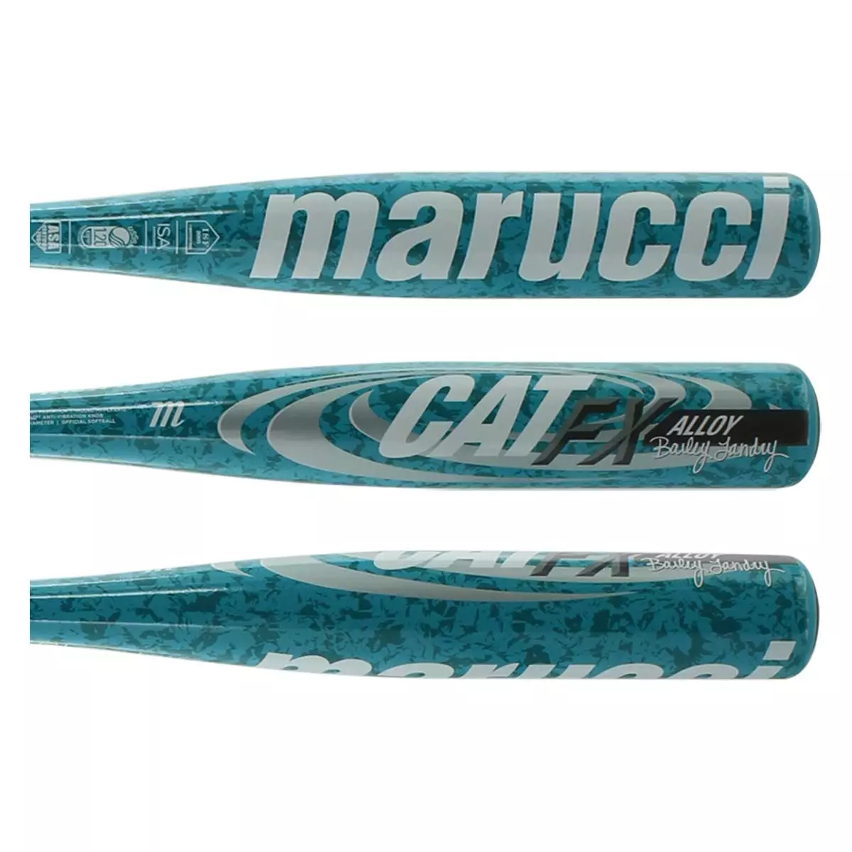 Marucci BL26 CAT FX -12 Fastpitch Softball Bat: MFPCFXA12 Blue, Grey 4 Marucci BL26 CAT FX -12 Fastpitch Softball Bat: MFPCFXA12 Blue, Grey - Image 2