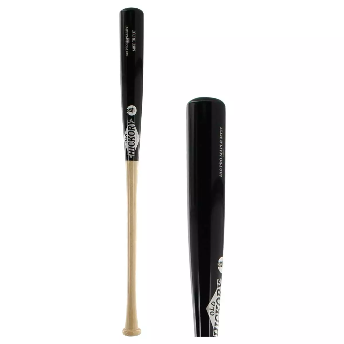 Old Hickory Bat Co. Mike Trout Maple Wood Baseball Bat: MT27M Adult Black, Natural 9 Old Hickory Bat Co. Mike Trout Maple Wood Baseball Bat: MT27M Adult Black, Natural - Image 7