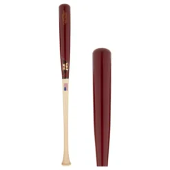 M^Powered H2TC™ Pro Maple Wood Baseball Bat: H2TCI13 Maroon, Natural