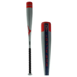 Mizuno PWR Alloy -10 USA Baseball Bat: YBB21PA10 Grey, Red