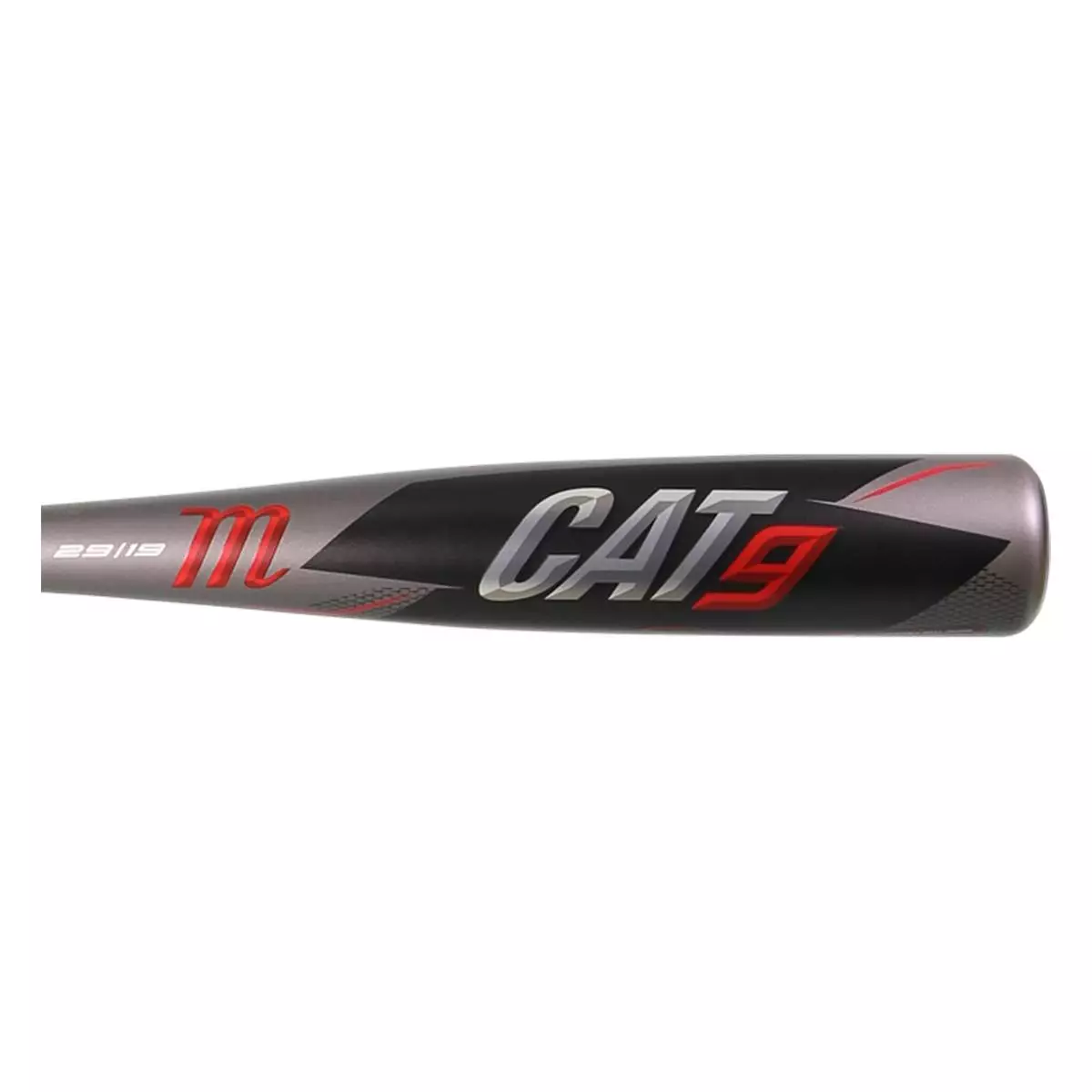 Marucci CAT9 -10 USSSA Baseball Bat: MSBC910 Black, Grey, Red 6 Marucci CAT9 -10 USSSA Baseball Bat: MSBC910 Black, Grey, Red - Image 4