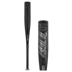 Louisville Slugger Solo -10 Junior Big Barrel Baseball Bat: WBL2474010 Black, Grey