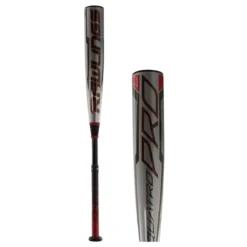 Rawlings Quatro Pro -8 USA Baseball Bat: US1Q8 Black, Grey, Red